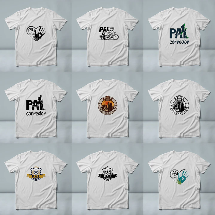 60 Artes para Camisa Dia dos Pais Arquivo em Jpg/Png 6
