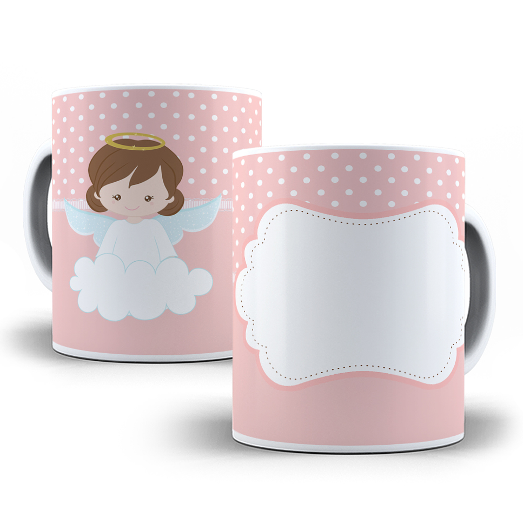 80 Artes para Caneca Batizado Batismo Editável em Photoshop e Corel Draw 6