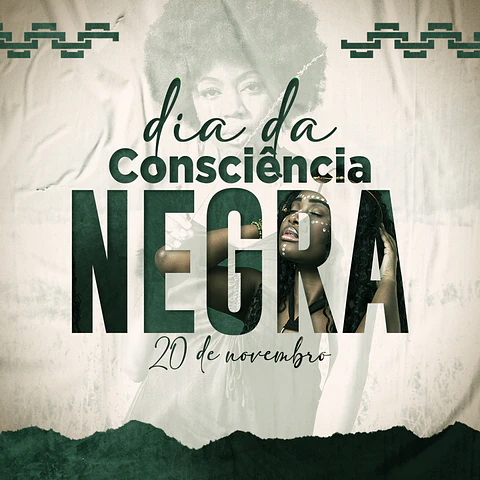 Arte Midias Sociais Dia Da Consciência Negra 2 Editavel Photoshop - Baixar Grátis