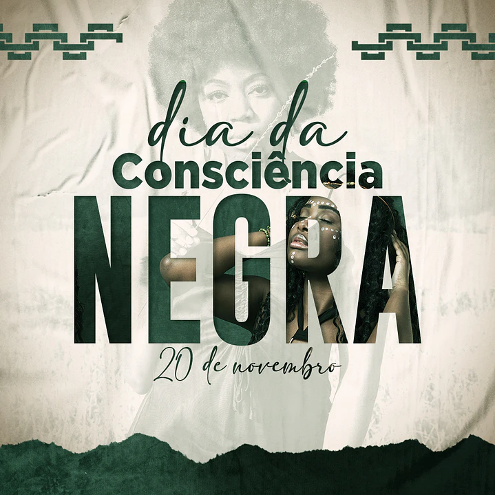 Arte Midias Sociais Dia Da Consciência Negra 2 Editavel Photoshop - Baixar Grátis 1