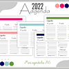 Pacote Kit 43 Artes Agendas 2022 Arquivos Pdf e Jpge