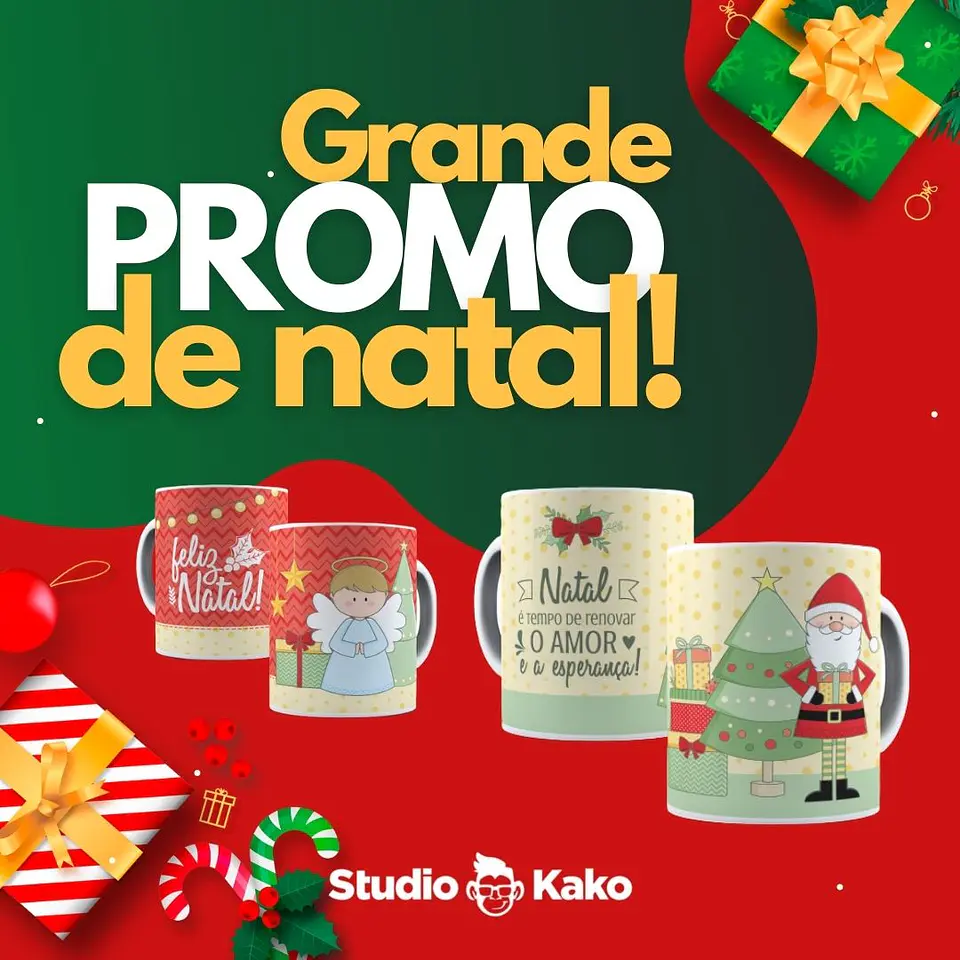 Arquivo para Post Divulgação Baixar Grátis Pack Canva Natal Download 6