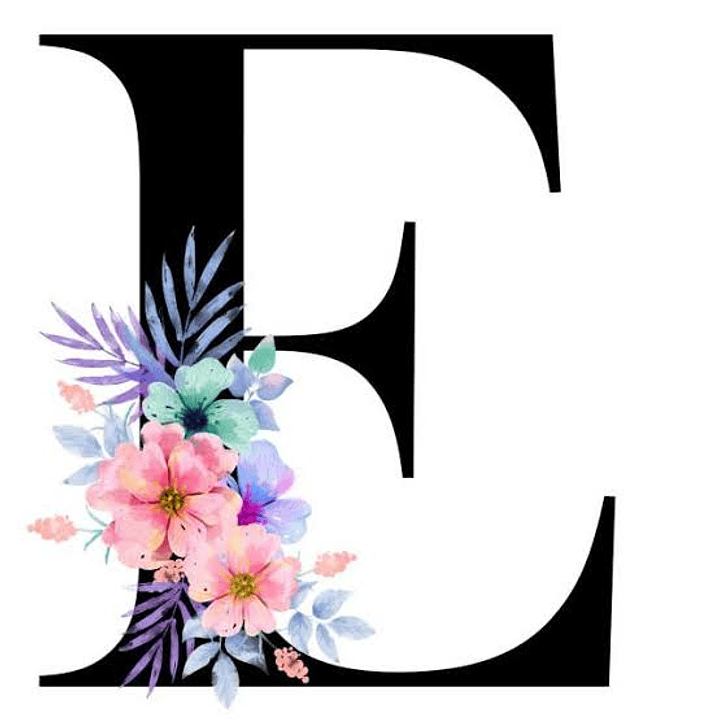 Alfabeto Floral Png Donwload Baixar Grátis 5