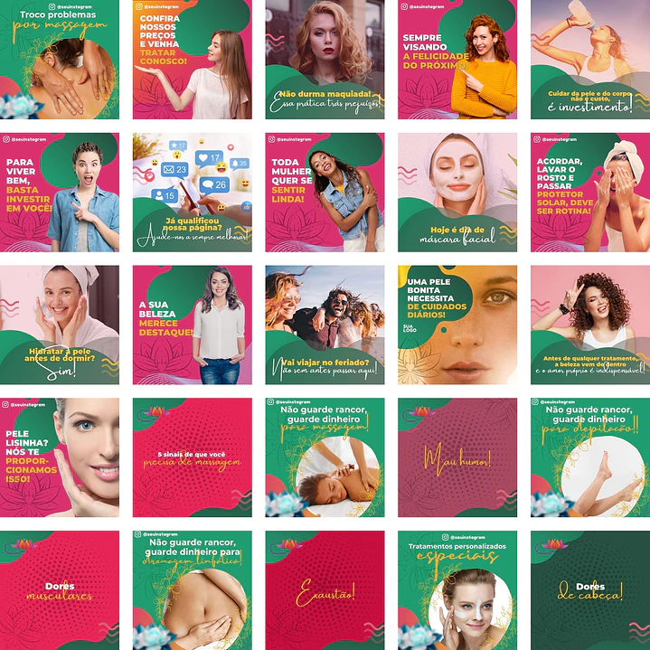 Pack Canva Estética Templates Editáveis 290 Artes + Bônus 4