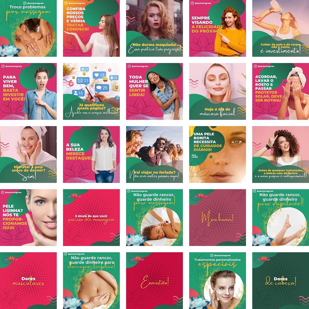 Pack Canva Estética Templates Editáveis 290 Artes + Bônus 4