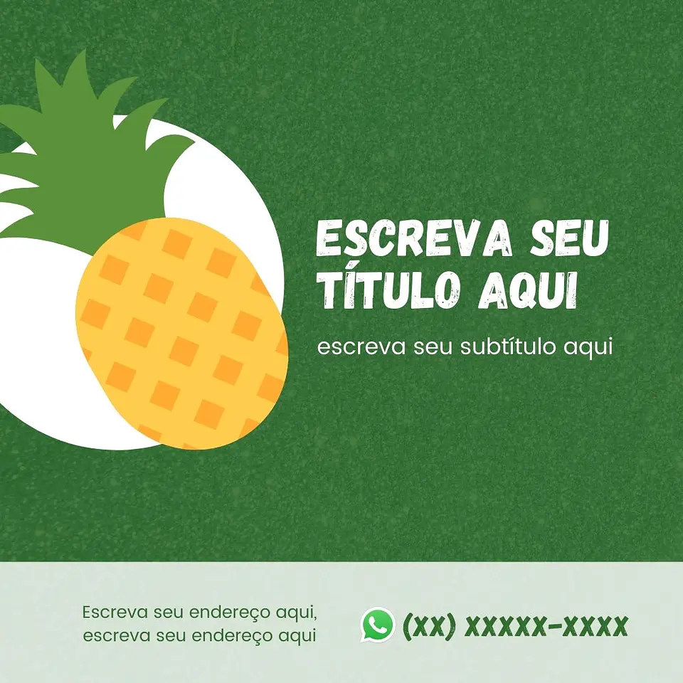 Pack Canva Hortifruti Sacolão Feira Templates Editáveis 12 Artes + Bônus 3