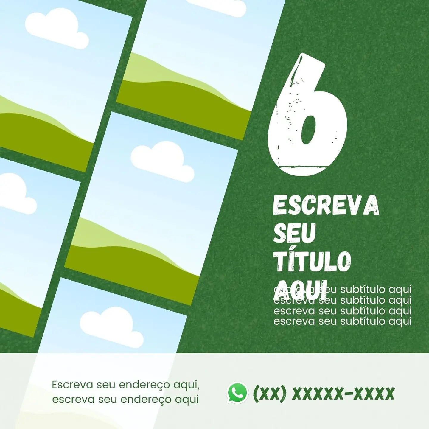 Pack Canva Hortifruti Sacolão Feira Templates Editáveis 12 Artes + Bônus 6