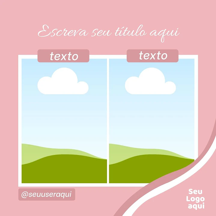 Pack Canva Salã de Beleza Feminino Templates Editáveis 10 Artes + Bônus 4