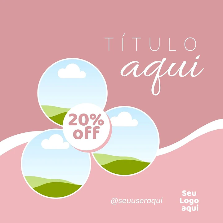 Pack Canva Salã de Beleza Feminino Templates Editáveis 10 Artes + Bônus 6