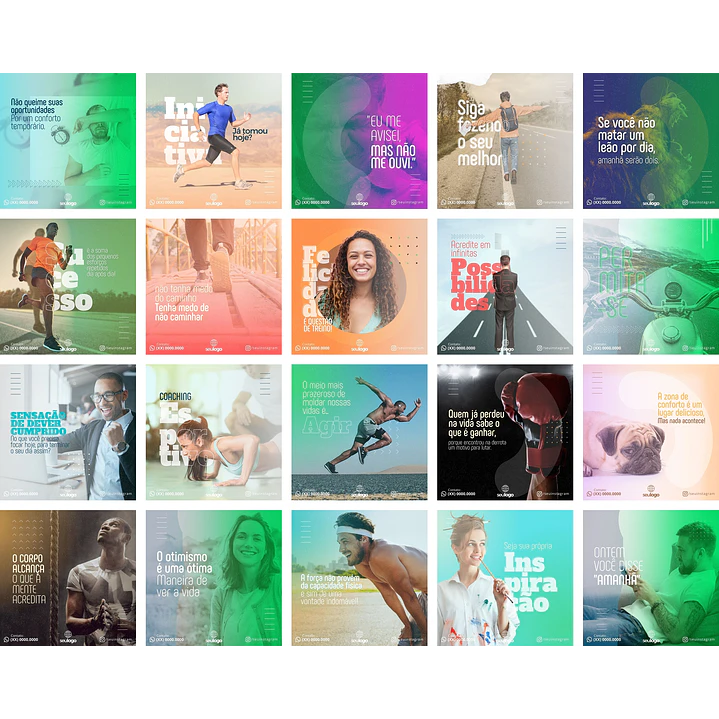 Pack Canva Coach Templates Editáveis 20 Artes + Bônus 1