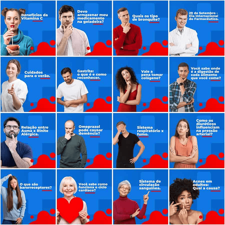 Pack Canva Farmácia Drogaria Templates Editáveis 200 Artes + Legendas 1