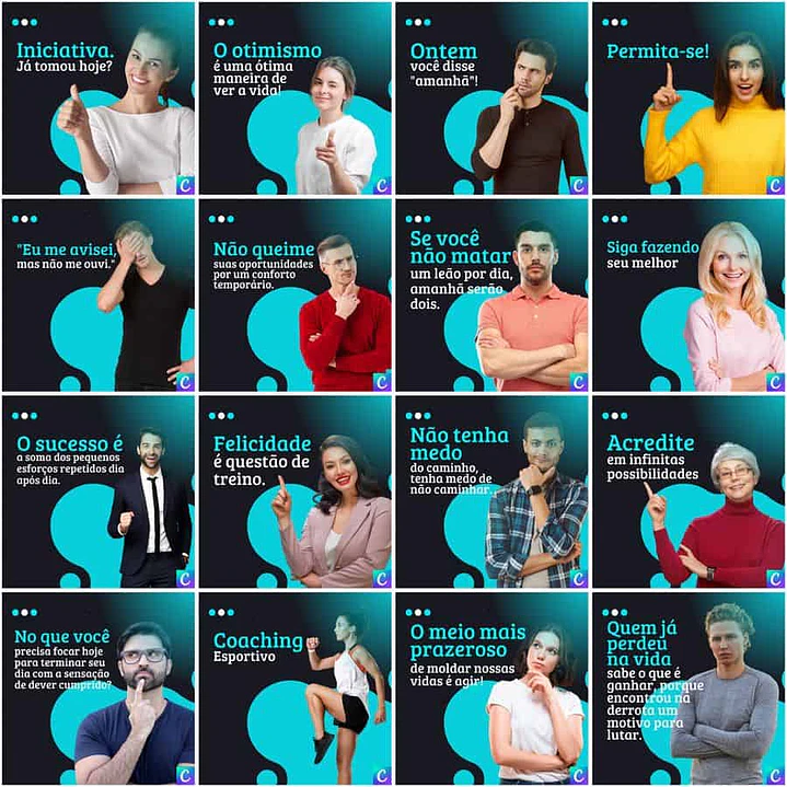 Pack Canva Coach Templates Editáveis 200 Artes + Legendas 2