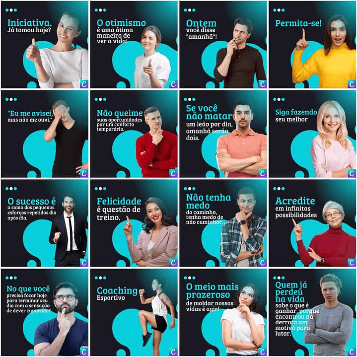 Pack Canva Coach Templates Editáveis 200 Artes + Legendas 2