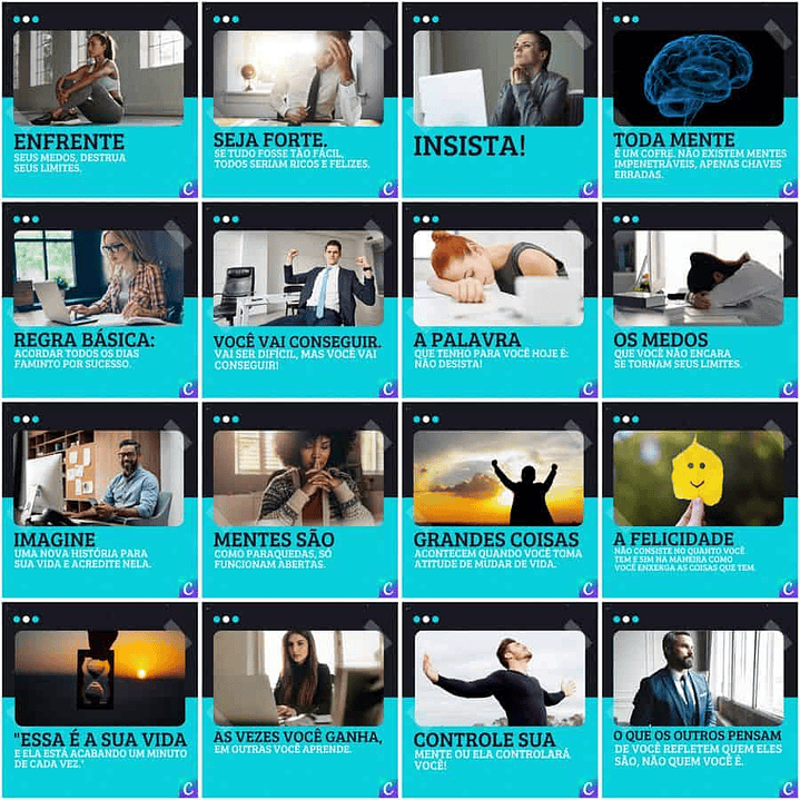 Pack Canva Coach Templates Editáveis 200 Artes + Legendas 3