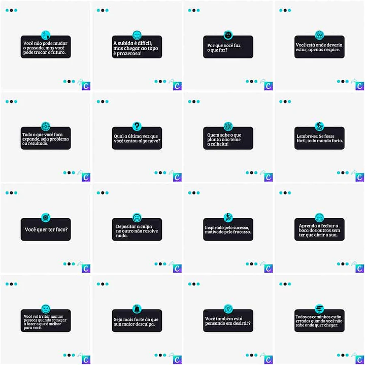 Pack Canva Coach Templates Editáveis 200 Artes + Legendas 4