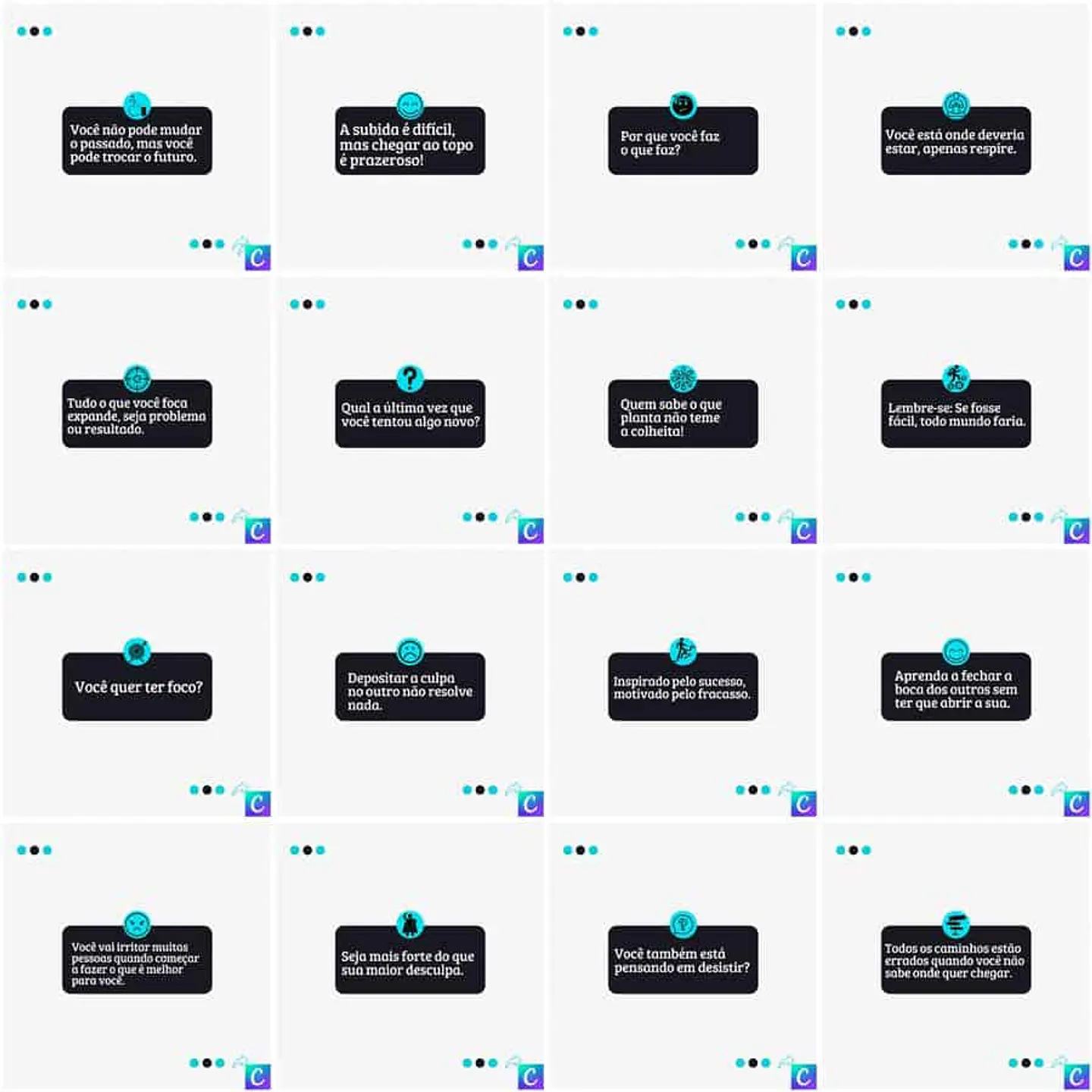 Pack Canva Coach Templates Editáveis 200 Artes + Legendas 4