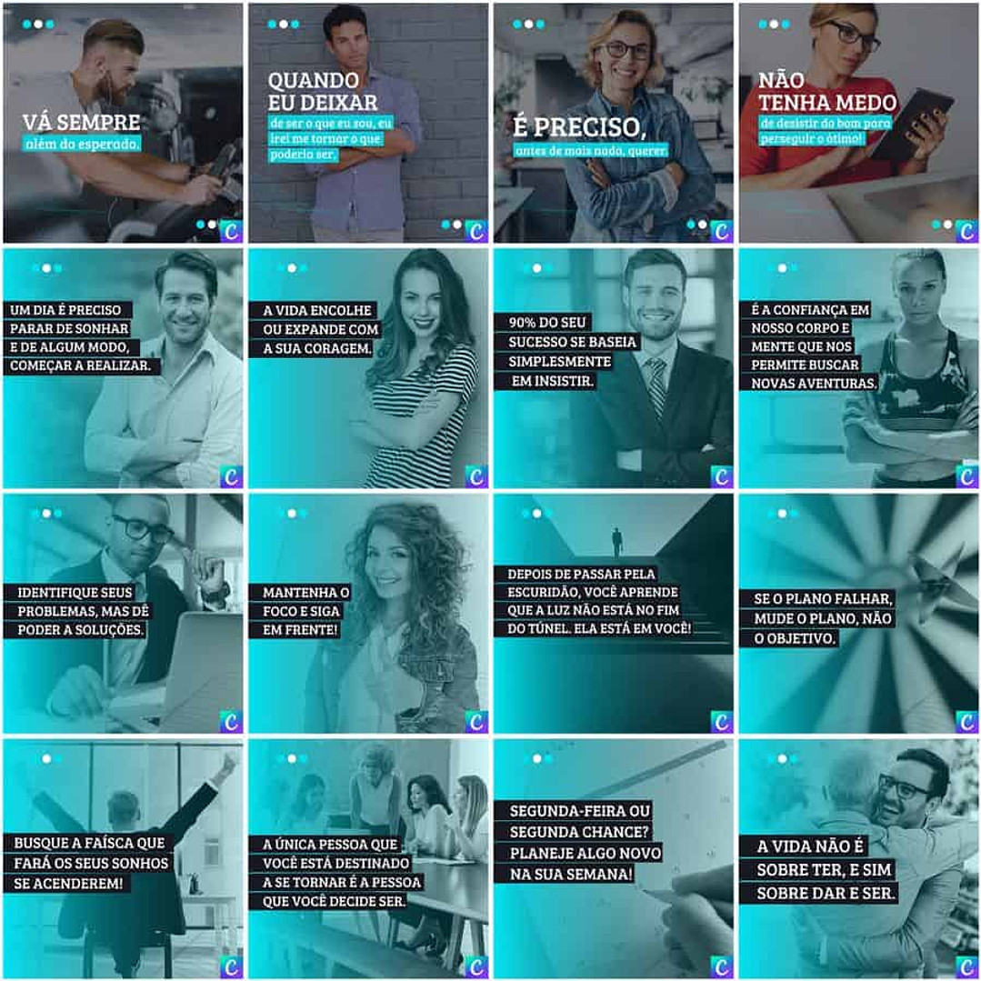 Pack Canva Coach Templates Editáveis 200 Artes + Legendas 7