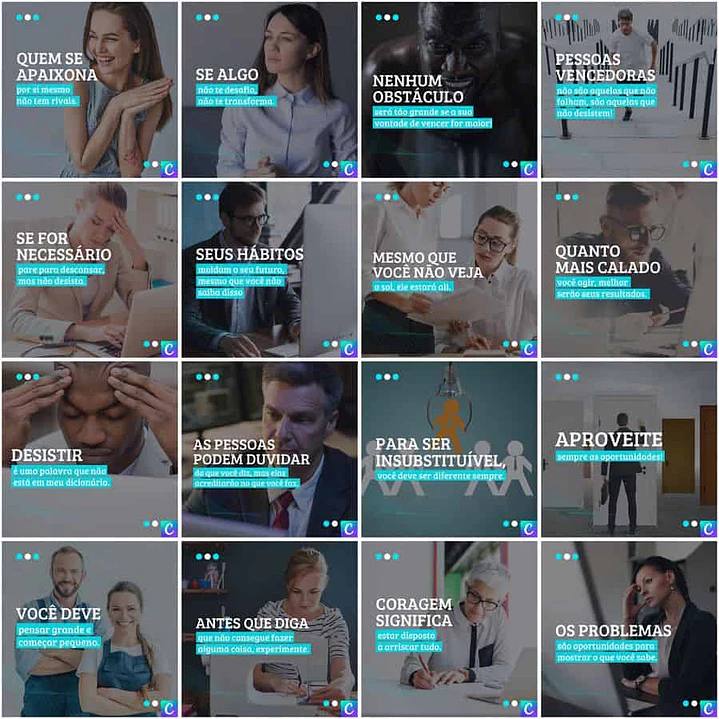 Pack Canva Coach Templates Editáveis 200 Artes + Legendas 8