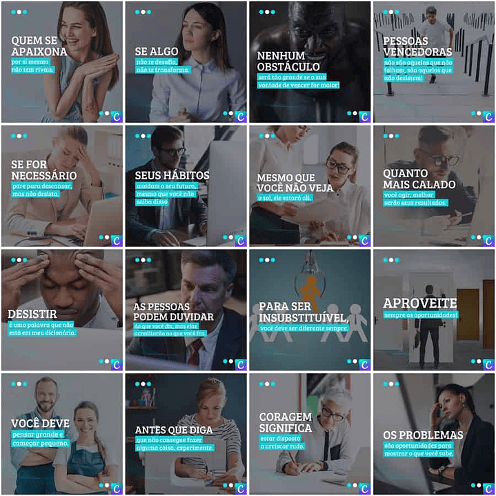 Pack Canva Coach Templates Editáveis 200 Artes + Legendas 8