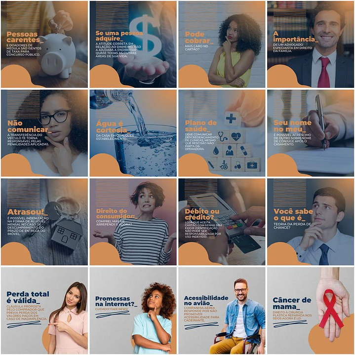 Pack Canva Advogado Advocacia Templates Editáveis 200 Artes + Legendas 5