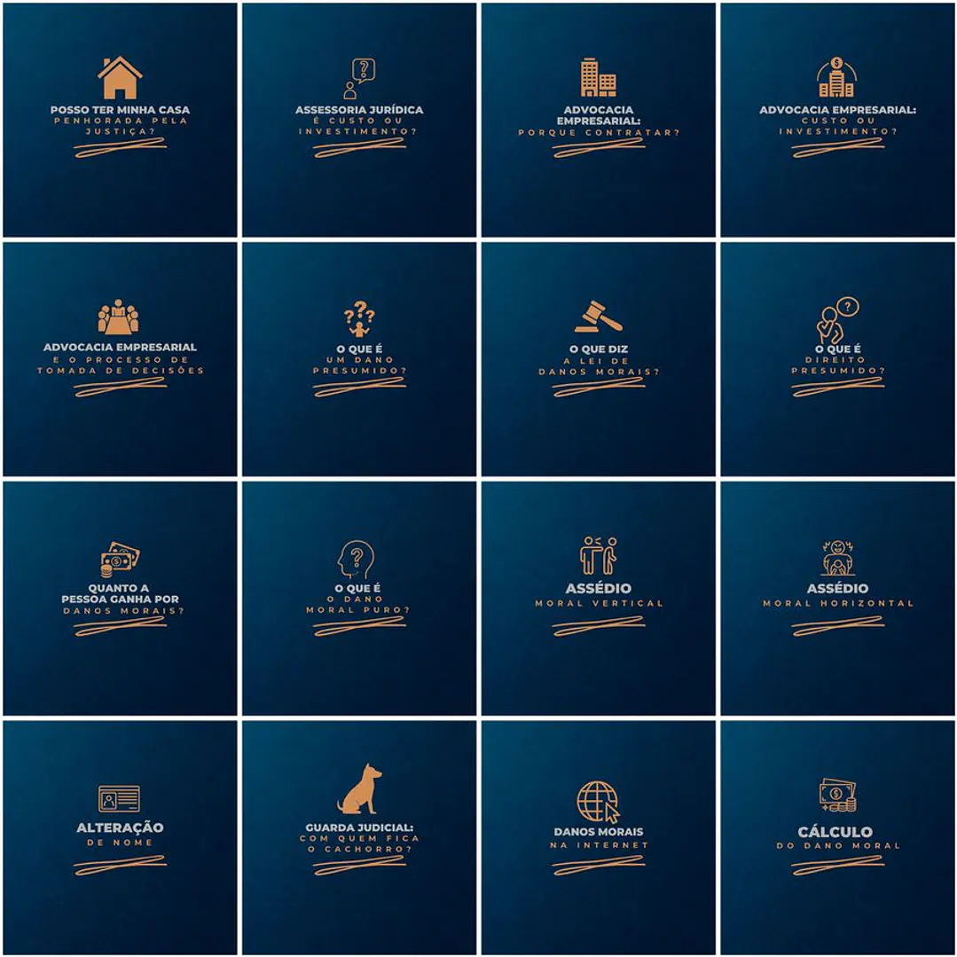 Pack Canva Advogado Advocacia Templates Editáveis 200 Artes + Legendas 9