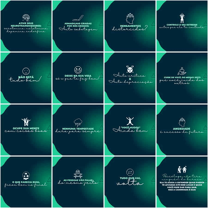 Pack Canva Psigologo Psicologia Templates Editáveis 200 Artes + Legendas 4