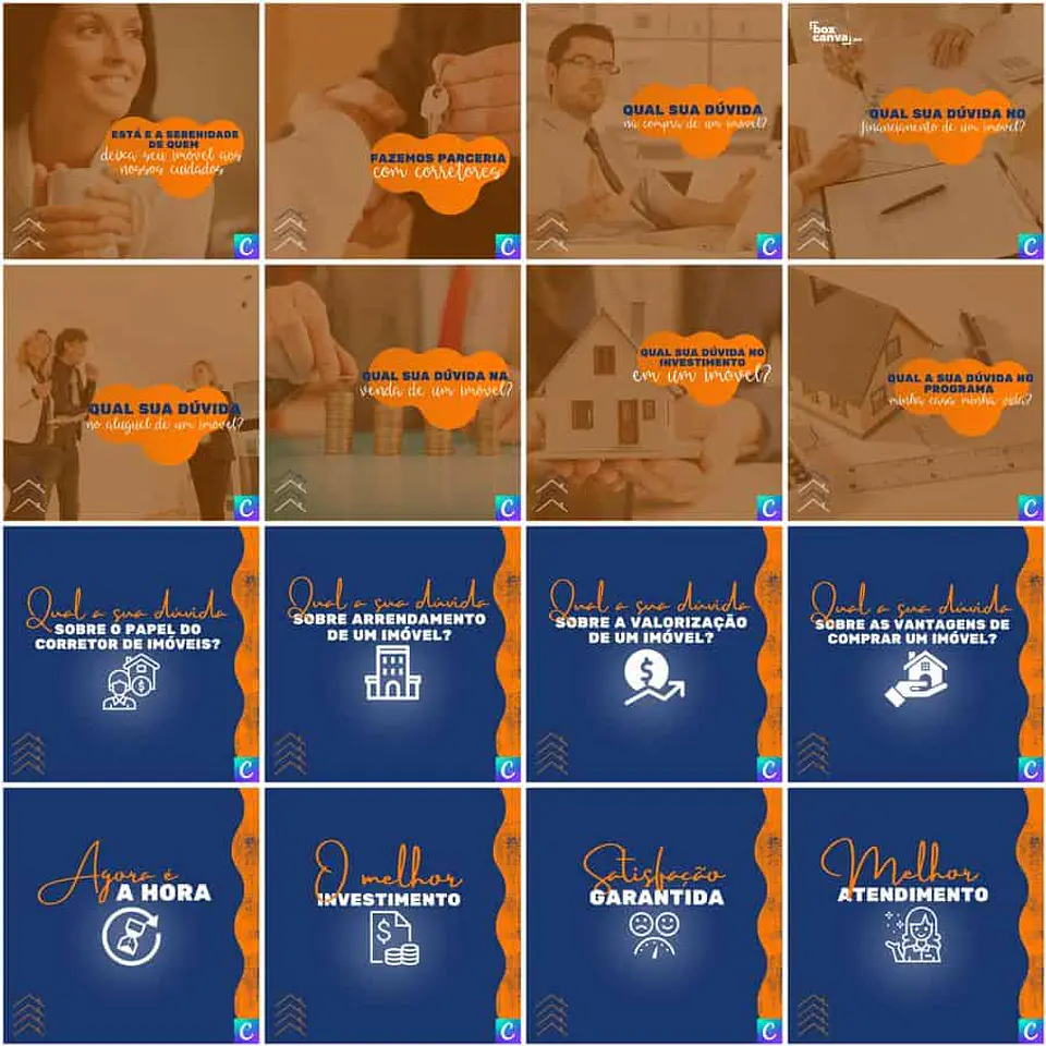 Pack Canva Imobiliária Templates Editáveis 200 Artes + Legendas 3