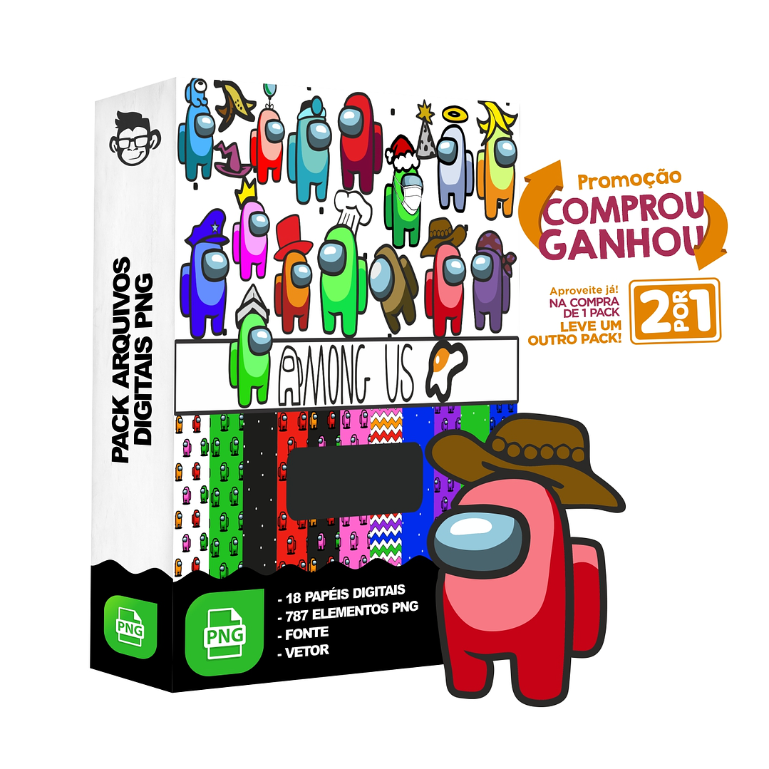 Kit Digital Amoung sem fundo Png 1