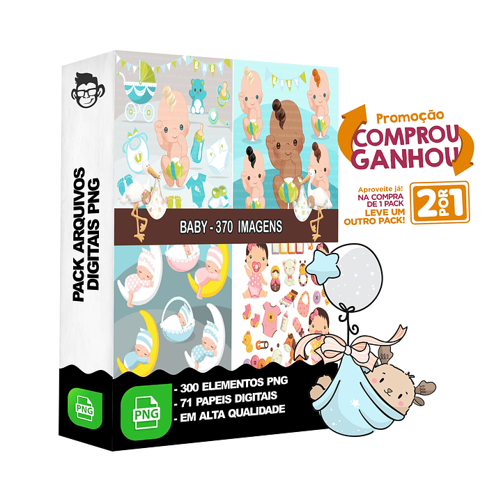 Kit Digital Baby Crianças sem fundo Png 1