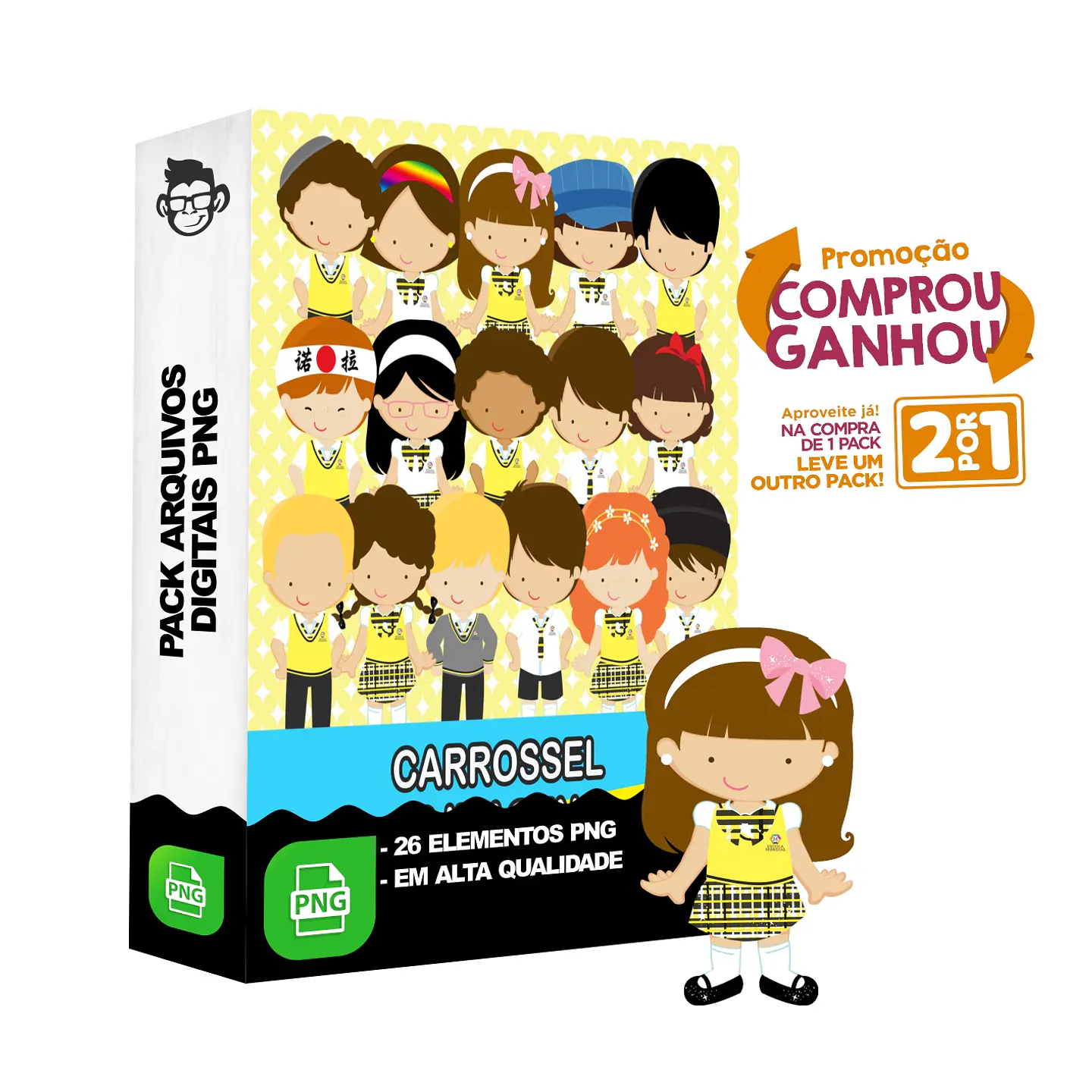 Kit Digital Carrossel sem fundo Png 1