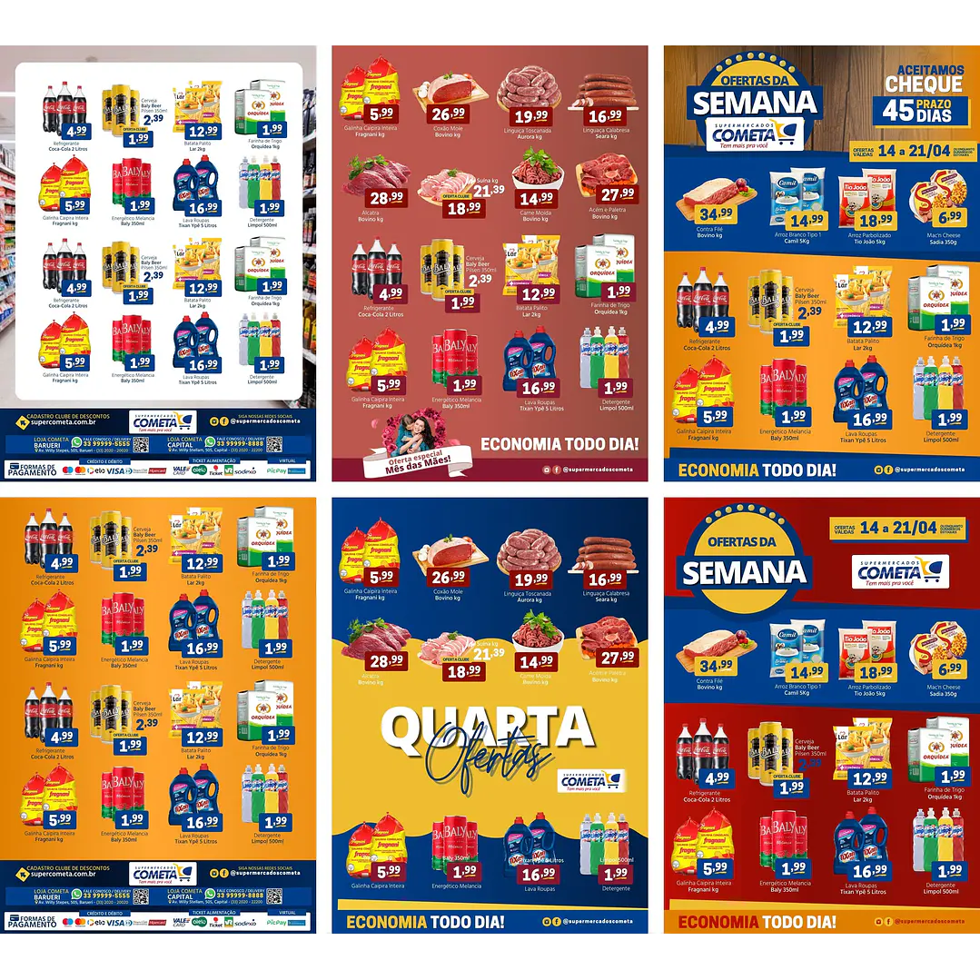 Pack Canva Encartes Supermercado Templates Editáveis 20 Artes 2