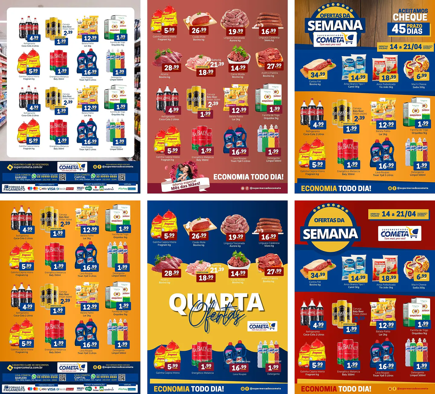 Pack Canva Encartes Supermercado Templates Editáveis 20 Artes 2