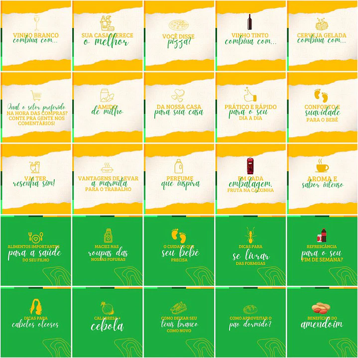 Pack Canva Supermercados Templates Editáveis 200 Artes + Legendas 6