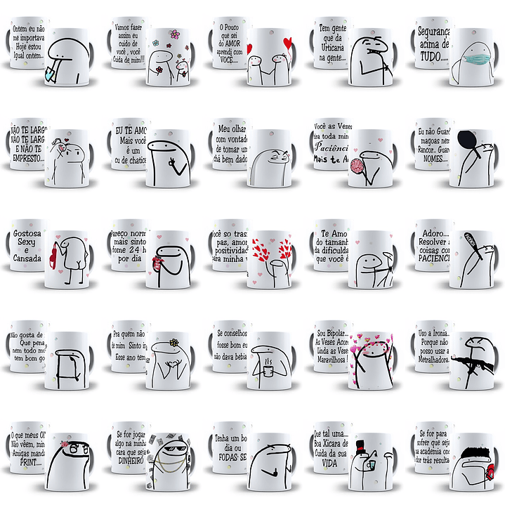 55 Artes Caneca Flork Bento Editável em Photoshop + Png 2