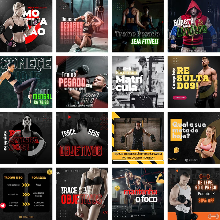 Pack Canva Academia Templates Editáveis 30 Artes + Bônus 2