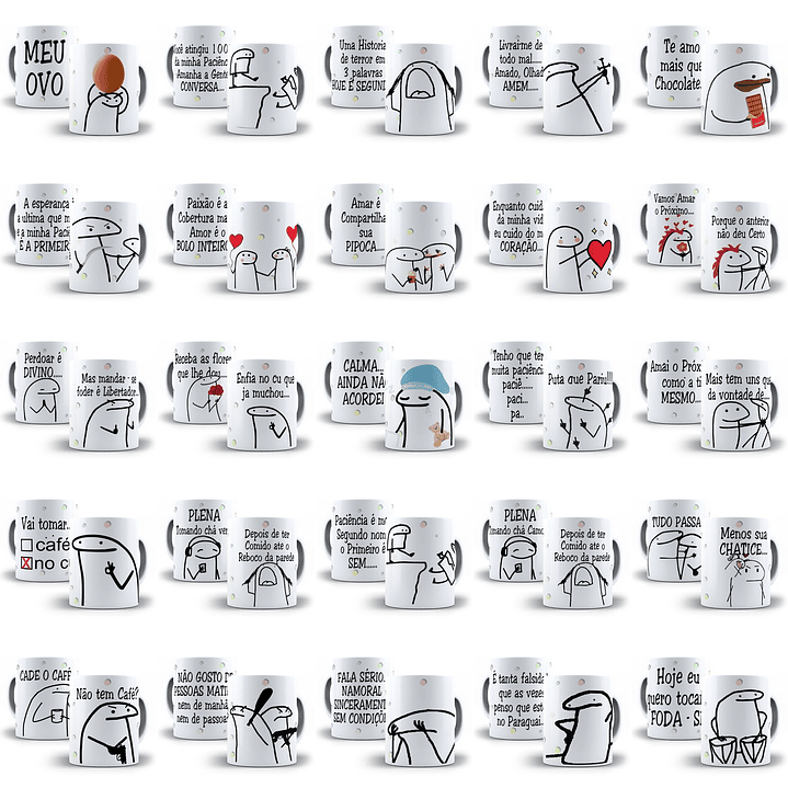 110 Artes Caneca Flork Editável em Corel Draw + Png 7