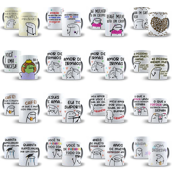 90 Artes Caneca Flork Estampas Sublimação 4