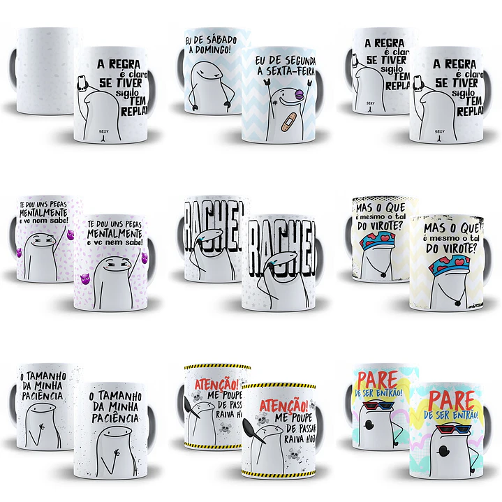 28 Artes Caneca Flork Memes Arquivos Sublimação Jpge 2