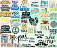 Kit Digital Lettering Frases Dia dos Pais Arquivos sem fundo Png - Thumbnail 3