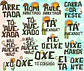 Kit Digital Lettering Frases Nordestino Nordeste Arquivos sem fundo Png - Miniatura 2