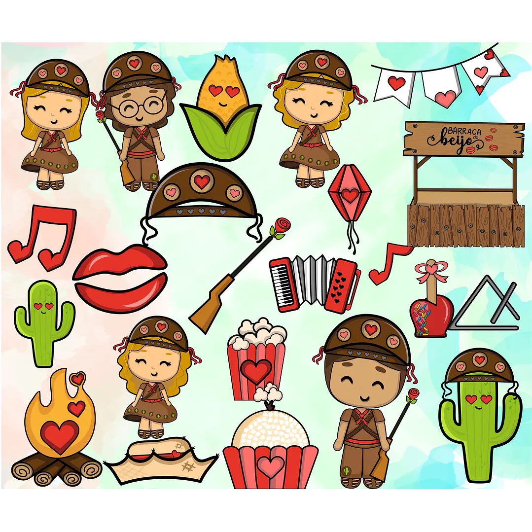 Kit Digital Lettering Frases Nordestino Nordeste Arquivos sem fundo Png 3