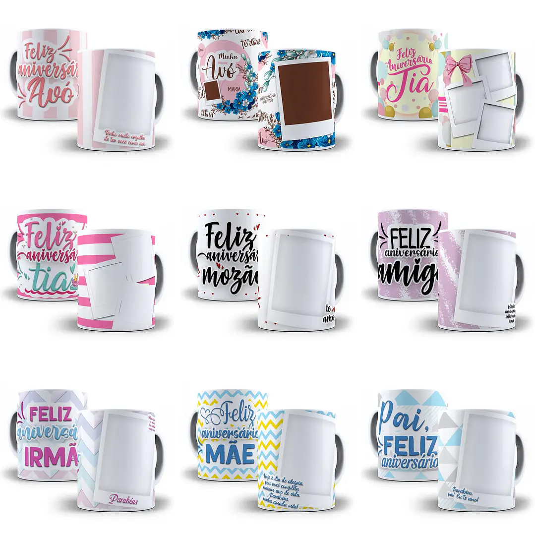 28 Artes para Caneca Aniversário Especial Editável em Photoshop + Png 3