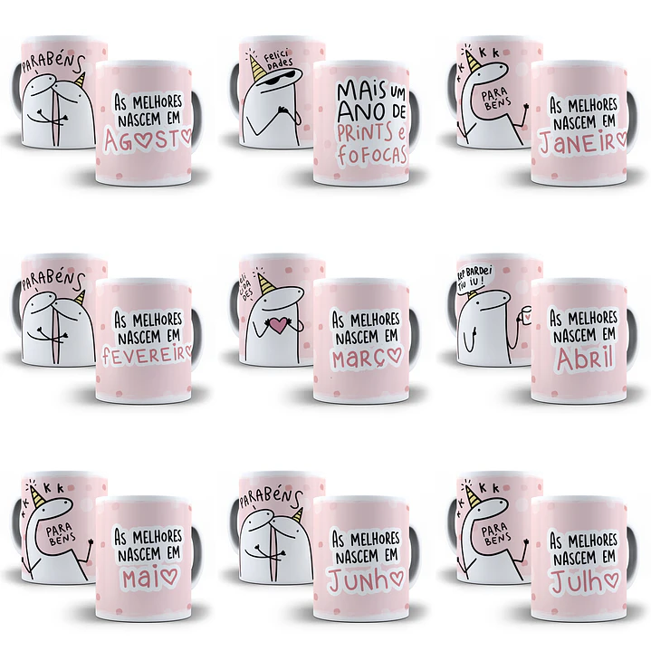 25 Artes Caneca Flork Aniversário Amigas Arquivos Sublimação Jpge 3