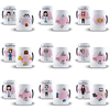 103 Artes para Caneca Profissões Feminina Editável em Corel Draw + Png