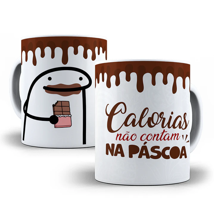 8 Artes para Caneca Flork Páscoa Estampas Sublimação Baixar Grátis 5