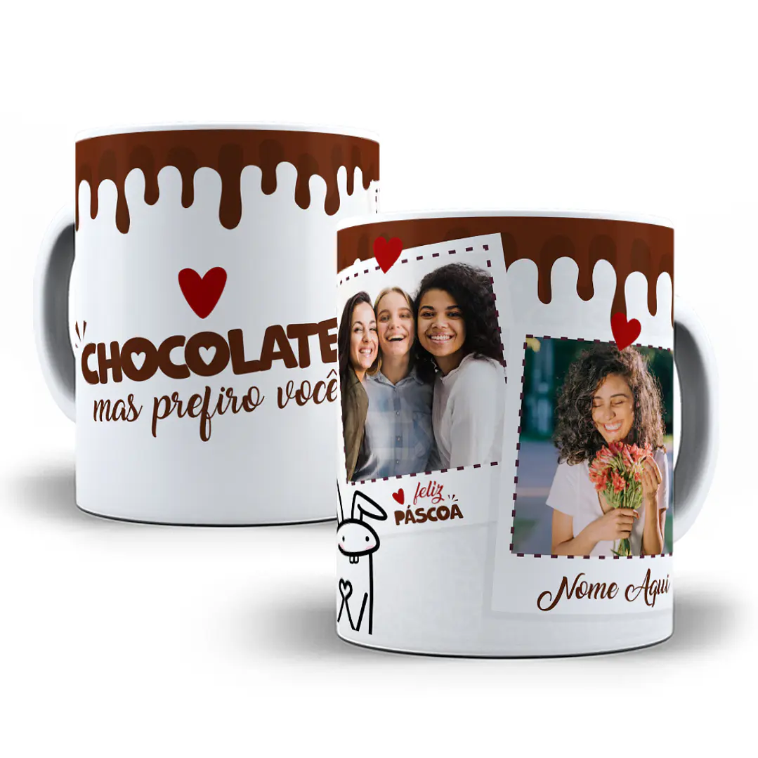 8 Artes para Caneca Flork Páscoa Estampas Sublimação Baixar Grátis 7
