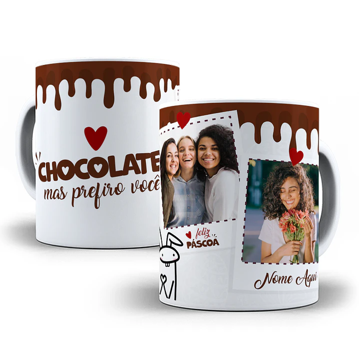 8 Artes para Caneca Flork Páscoa Estampas Sublimação Baixar Grátis 7