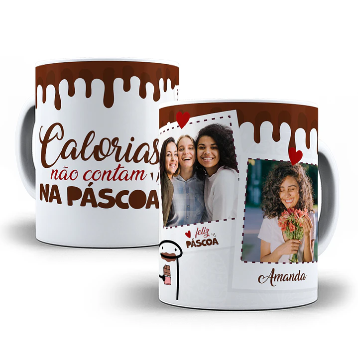 8 Artes para Caneca Flork Páscoa Estampas Sublimação Baixar Grátis 8