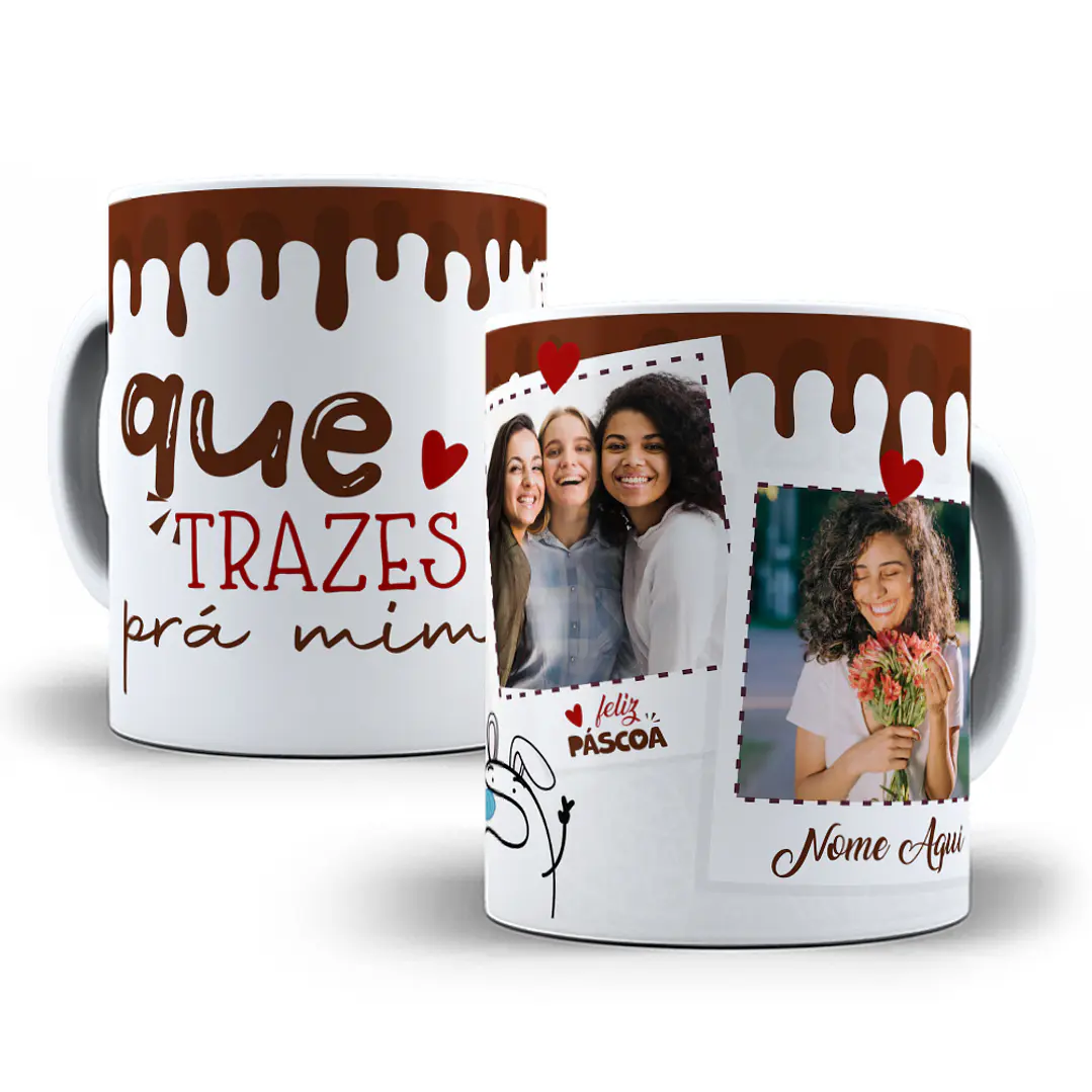 8 Artes para Caneca Flork Páscoa Estampas Sublimação Baixar Grátis 10