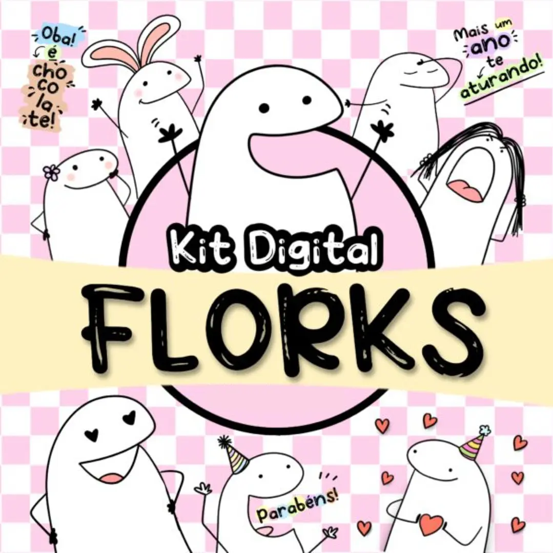 Kit Digital Flork Bento Memes sem fundo Lt3 Arquivos Png 2